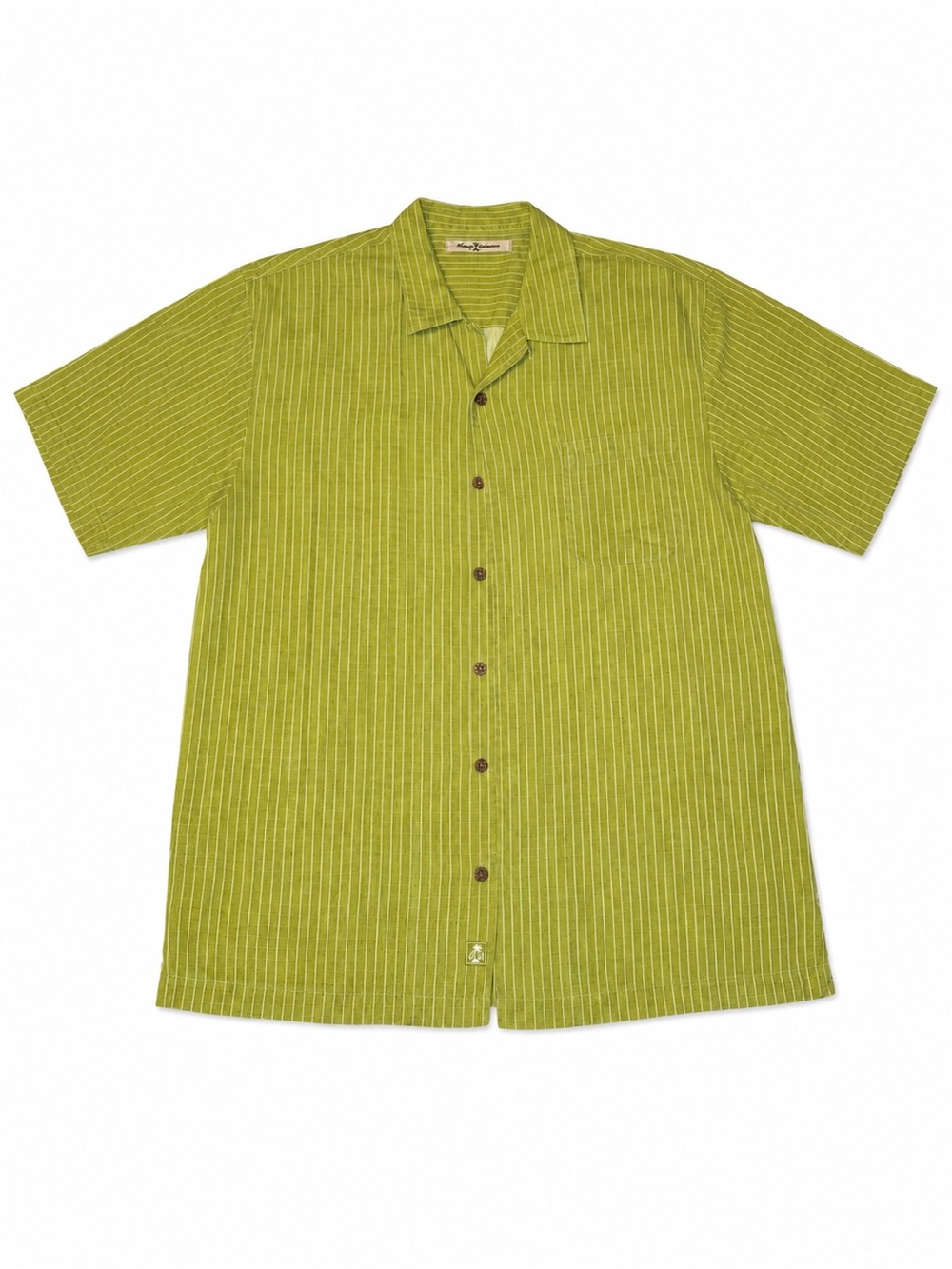 Tommy Bahama Lime Green Short-Sleeve Button-Down
